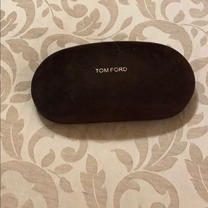 Brown Tom Ford Eye Glass Case